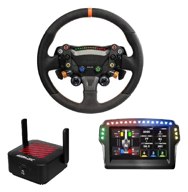 Zestaw Simagic ZEUS Sport 320mm + MagicDash 4 + AirLink Simracing