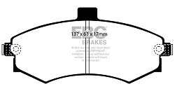 DP1670 Klocki hamulcowe ULTIMAX2 EBC Brakes Hyundai Elantra Matrix