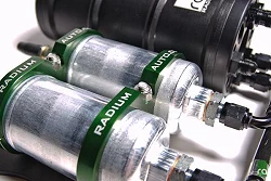 Uchwyt podwójny 60mm do filtrów i pomp paliwa Radium Engineering
