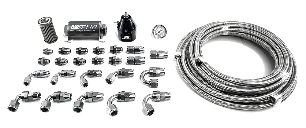 Układ paliwowy DeatschWerks AN10 PTFE 2011-19 Ford Mustang