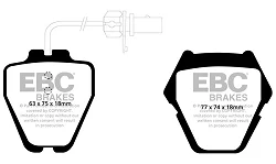 DP1348 Klocki hamulcowe ULTIMAX2 EBC Brakes Audi allroad quattro A6 quattro C5/4B A6 quattro Avant C5/4B S4 B5 Volkswagen Phaeton