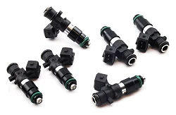 Zestaw wtryskiwaczy DeatschWerks 1200cc BMW E46 3.2L M54/S54 2001-06 Porsche 911 996 H6 3.6L turbo 2001-05 BMW 328ci 2000 330i/330xi 2001-05 330ci 2001-06 M3 2001-06 EV14 Universal 48mm stan