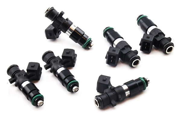 Zestaw wtryskiwaczy DeatschWerks 1200cc BMW E46 3.2L M54/S54 2001-06 Porsche 911 996 H6 3.6L turbo 2001-05 BMW 328ci 2000 330i/330xi 2001-05 330ci 2001-06 M3 2001-06 EV14 Universal 48mm stan