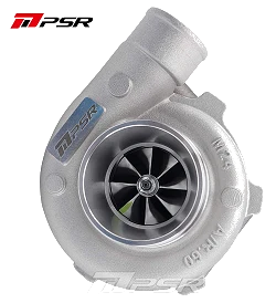 Turbosprężarka PSR 3071 Gen2 Compact Dual Ball Bearing T51R Mod Dual V-Band 0.72 A/R IWG Billet Actuator 11.6psi PSR Logoed