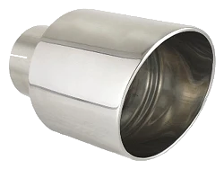 Uniwersalna końcówka tłumika okrągła 115mm długość 120mm średnica montażowa 60mm - N1-115-1/60
