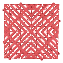 Podłoga modułowa panelowa FMIC.Pro do garażu warsztatu 40x40cm 30mm Czerwony