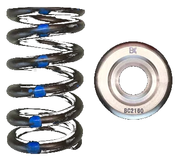 Pojedyncze sprężynki i talerzyki zaworowe tytanowe BC Brian Crower BC0160 Dodge SRT-4/Neon (Single Groove Keeper)