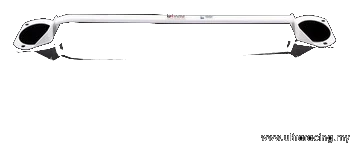 Rozpórka przednia (Front Upper Strut Bar)(Drilling Req.) Ultra Racing VW Golf 2