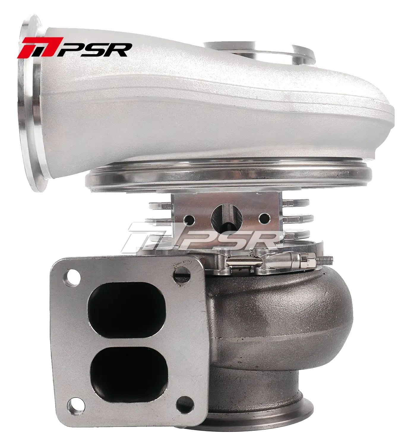 Turbosprężarka Pulsar PSR 472DG 1.25 T4 Divided wlot 1/2" Marmon wylot Łożyska kulkowe