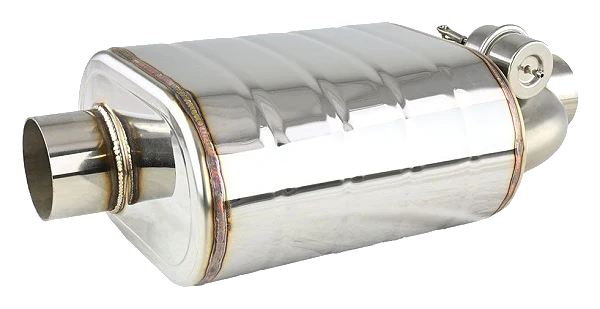 Aktywny tłumik JRspec z przepustnicą podciśnieniową sterowaną pilotem 76mm (3") lewy