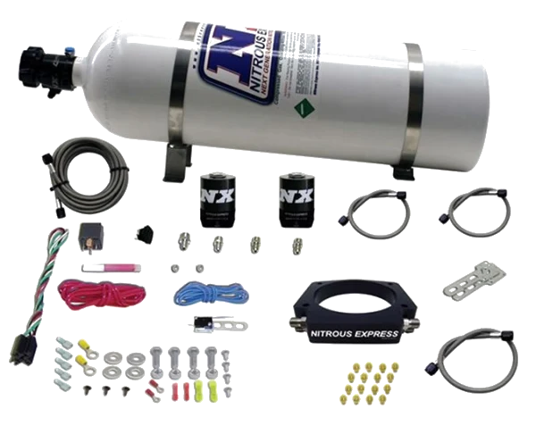 LS 102mm Plate System with 15Lb Bottle for GM Vehicles Nitrous Express NX 20933-15