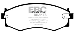DP2792 Klocki hamulcowe GREENSTUFF EBC Brakes Hyundai Sonata Nissan Prairie M11 Primera W10 Silvia S14 Skyline R32 Skyline R33 200SX S13 Infiniti G20 Nissan Sentra Skyline R32 Skyline R33 St