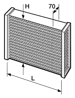 Rdzeń Intercoolera Setrab Proline 514x170x70mm