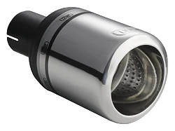 Uniwersalna końcówka tłumika okrągła 100mm długość 120mm średnica montażowa 60mm - N1-16-1/60