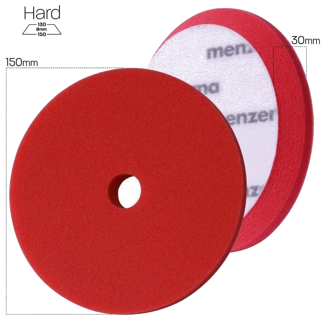 Menzerna Premium Heavy Cut Foam Pad Red mocno tnący pad polerski gąbka 150mm - MZ-26900.224.010