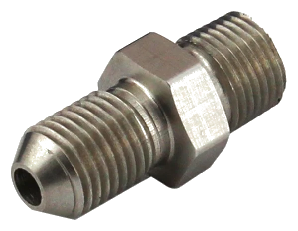 Nypel adapter Turbosmart 1/8 NPT AN3 stal nierdzewna