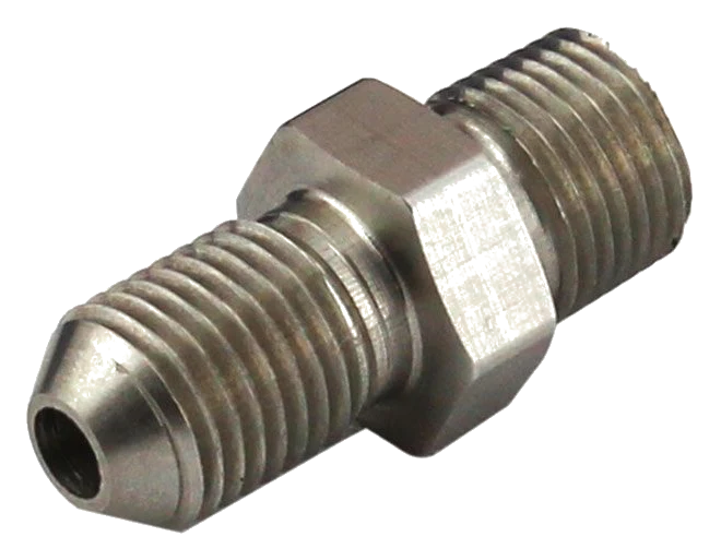 Nypel adapter Turbosmart 1/8 NPT AN3 stal nierdzewna