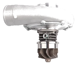 Turbosprężarka Pulsar PSR 7275E 1380HP standardowa obudowa kompresora wlot 4" pod wąż wylot 3" pod wąż bez obudowy turbiny podwójne łożyska kulkowe