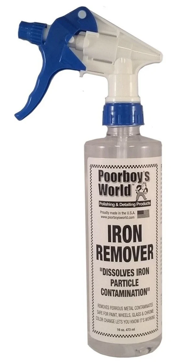 POORBOY'S WORLD Iron Remover deironizer do usuwania zanieczyszczeń metalicznych krwawa felga 473ml