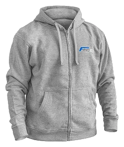 Bluza z kapturem FMIC.EU rozpinana L szara - BLUZA-Z/L