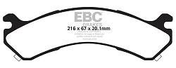 DP61663 Klocki hamulcowe GREENSTUFF EBC Brakes Chevrolet Silverado 3500 2WD Silverado 3500 4WD GMC Sierra 3500 1 Ton