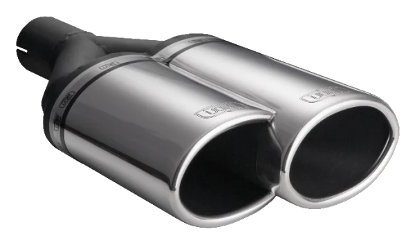Uniwersalna końcówka tłumika owalna 220×80mm długość 220mm średnica montażowa 60mm - N2-54L*/60