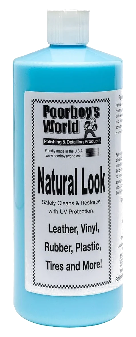 POORBOY'S WORLD Natural Look Dressing do wnętrza plastik guma winyl 946ml