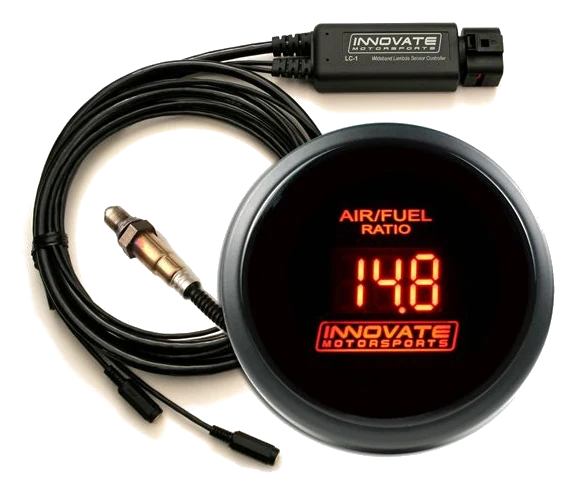 Zestaw LC-2 z zegarem DB Red Innovate 3796 - Czerwone podświetlanie, sonda szerokopasmowa AFR