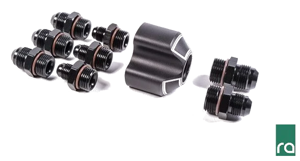 Distribution Block 3 Into 1 with Fittings Radium Engineering