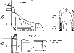 Brake Pedal Base Wilwood 330-14999