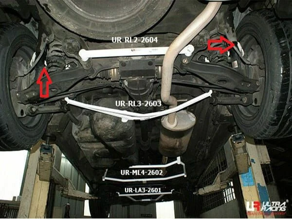 Stabilizator zawieszenia tylny 19mm Ultra Racing for Ssangyong Stavic Sv270 2.7D 4WD 04-12
