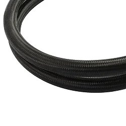 Mishimoto MMSBH-06180-CB -6AN Braided Line Nylon 15 ft Black