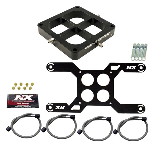 Dual Stage Billet Crossbar Plate Convesion 4500 Flange 100-1000Hp Nitrous Express NX NX647