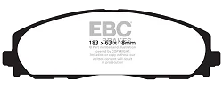 DP41888R Klocki hamulcowe YELLOWSTUFF EBC Brakes Chrysler Grand Voyager Fiat Freemont Jeep Gladiator Wrangler Lancia Voyager Chrysler Pacifica VW Routan