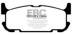 DP51685B Klocki hamulcowe BLUESTUFF NDX EBC Brakes Mazda MX5 Mk2 Sport NB
