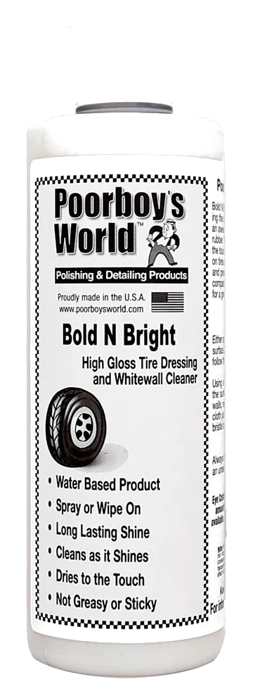 POORBOY'S WORLD Bold N Bright Tire Dressing do opon 473ml