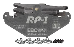 DP8885/2RP1 Sportowe klocki hamulcowe RP-1 Racing EBC Brakes Lotus 340R Elise Series 1 Elise Series 2 Elise Series 3 Europa Exige Series 1 Exige Series 2 Opel Speedster STRATHCARRON Tesla Ro