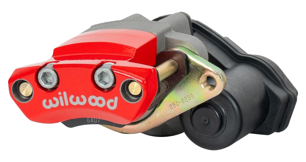Zacisk hamulcowy 1 tłoczkowy Wilwood 120-17015 Electric Parking Brake lewy czerwony