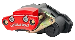 Zacisk hamulcowy 1 tłoczkowy Wilwood 120-17015 Electric Parking Brake lewy czerwony