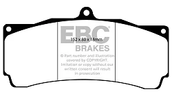 DP8006RPX Sportowe klocki hamulcowe RP-X Racing EBC Brakes Holden HSV Australia and New Zealand VT VX Y Z E