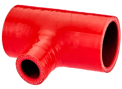 Trójnik silikonowy T-Piece 45/32mm Czerwony