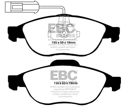 DP41153R Klocki hamulcowe YELLOWSTUFF EBC Brakes Alfa Romeo 147 156 Lancia Lybra