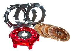 RTMG Performance Triple Disk Universal Clutch Kit 185mm Stage 4 1000Nm