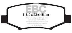 DP41799R Klocki hamulcowe YELLOWSTUFF EBC Brakes Dodge USA Nitro Jeep Cherokee Wrangler JK Dodge Nitro Jeep Liberty Wrangler JK