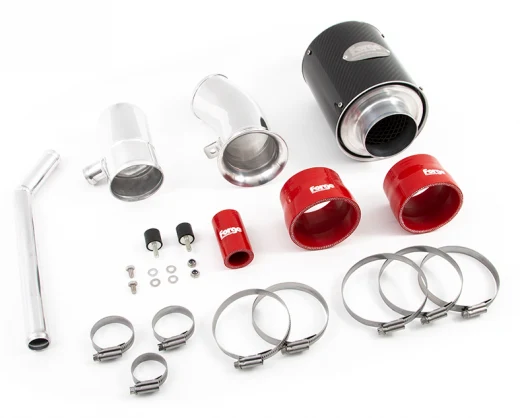 Zestaw dolotowy z filtrem plisowanym Forge Motorsport FMINDF500-P.R Fiat 500 Abarth czerwony - FO-FMINDF500-P.R