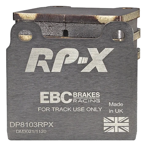 DP8103RPX Sportowe klocki hamulcowe RP-X Racing EBC Brakes Alfa Romeo 1750 GTV 2000 GTV Berlina 1750 Berlina 2000 Montreal Spider BITTER CD BMW 1800 2000C 2000CS DINO 246 308 Ferrari 208 246