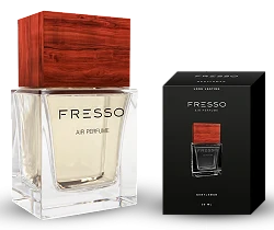 FRESSO Gift Box Gentleman zestaw prezentowy drewniana zawieszka i perfumy samochodowe 50ml