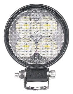 Lampa Robocza Okrągła LED Purelux Terrain Black Mini Round 7cm 12W Szeroki Strumień