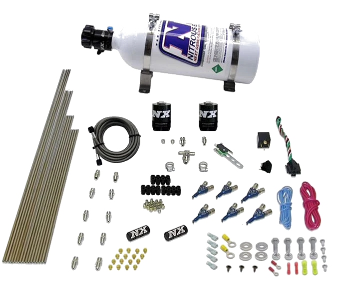 6-Cyl Direct Port Nitrous System EFI Gasoline (150-375Hp) 5LB Nitrous Express NX 80006EFI-05