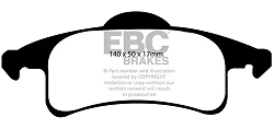 DP41606R Klocki hamulcowe YELLOWSTUFF EBC Brakes Jeep Grand Cherokee Jeep Grand Cherokee